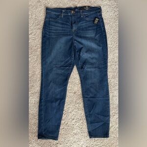 Fashion Nova Dark Blue Straight Leg Jeans